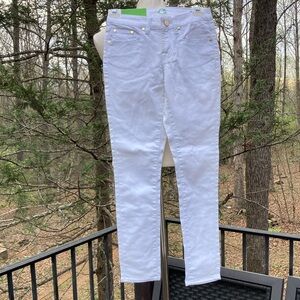 NWT CWonder White Skinny crop Jeans ***Stained shown in pictures*** sz 24